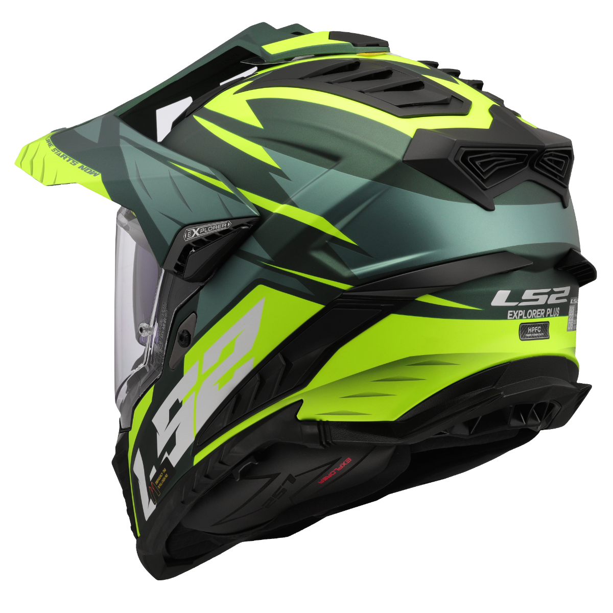 MX701  EXPLORER SPIRE MATT GREEN H VIS YELLOW 467012261 (3)